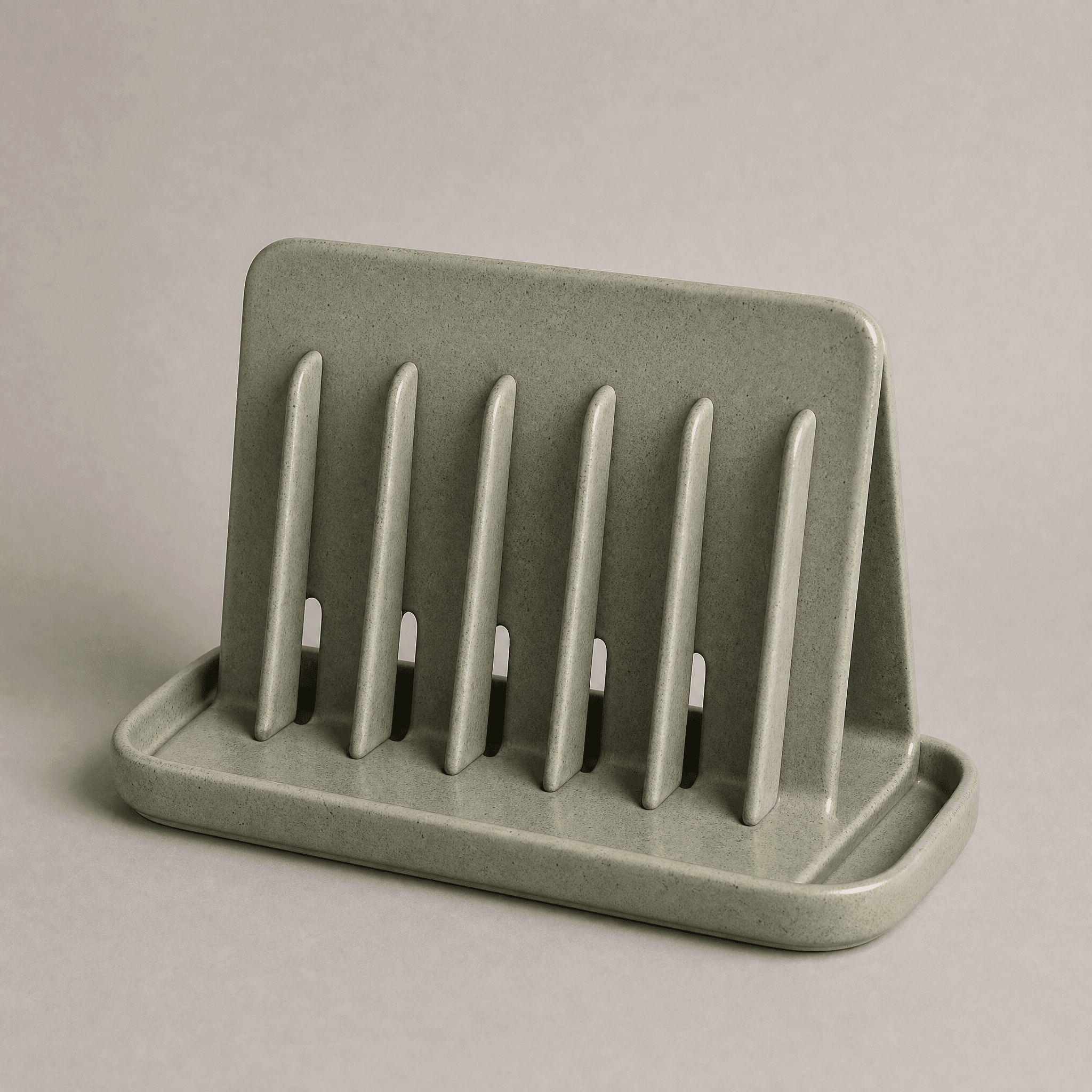 Stoneware Mug Holder Rack