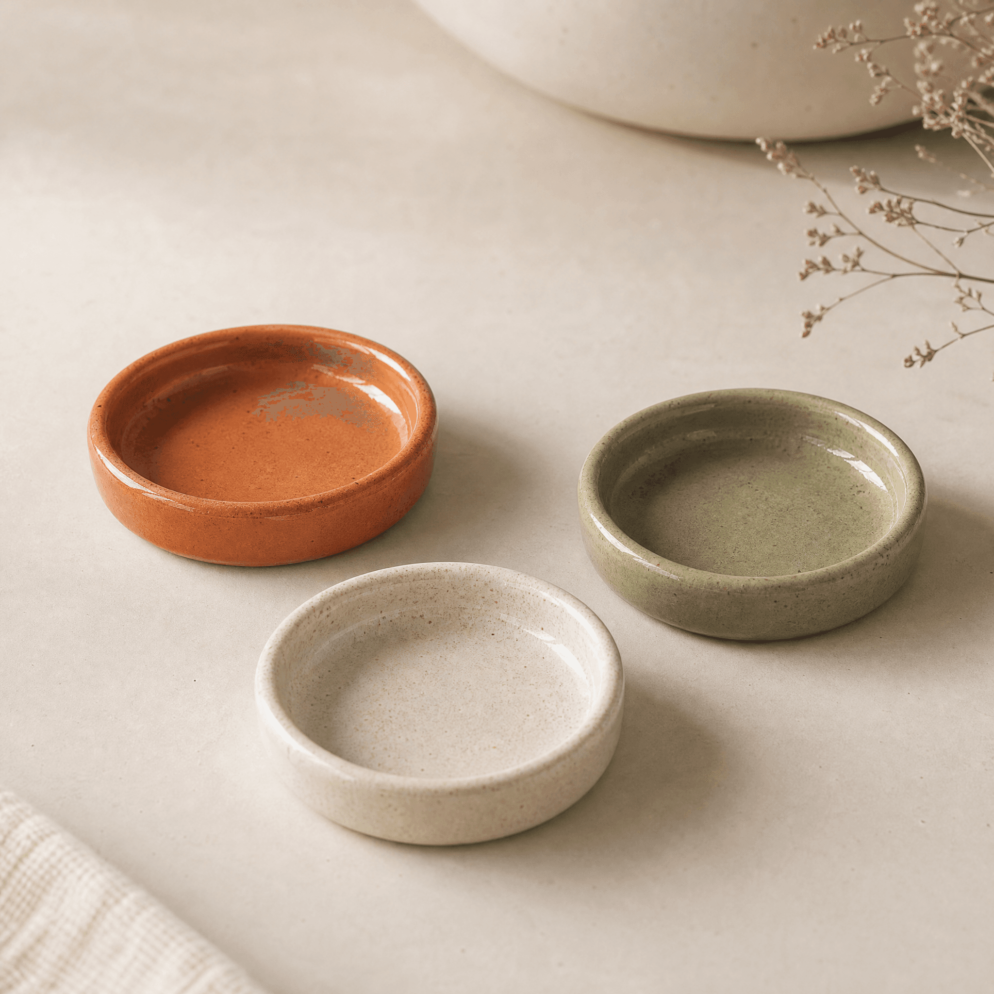 Ceramic Ring Dish Trio